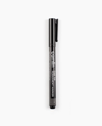 Camlin Fine Tip Permanent Marker in Black Shade 